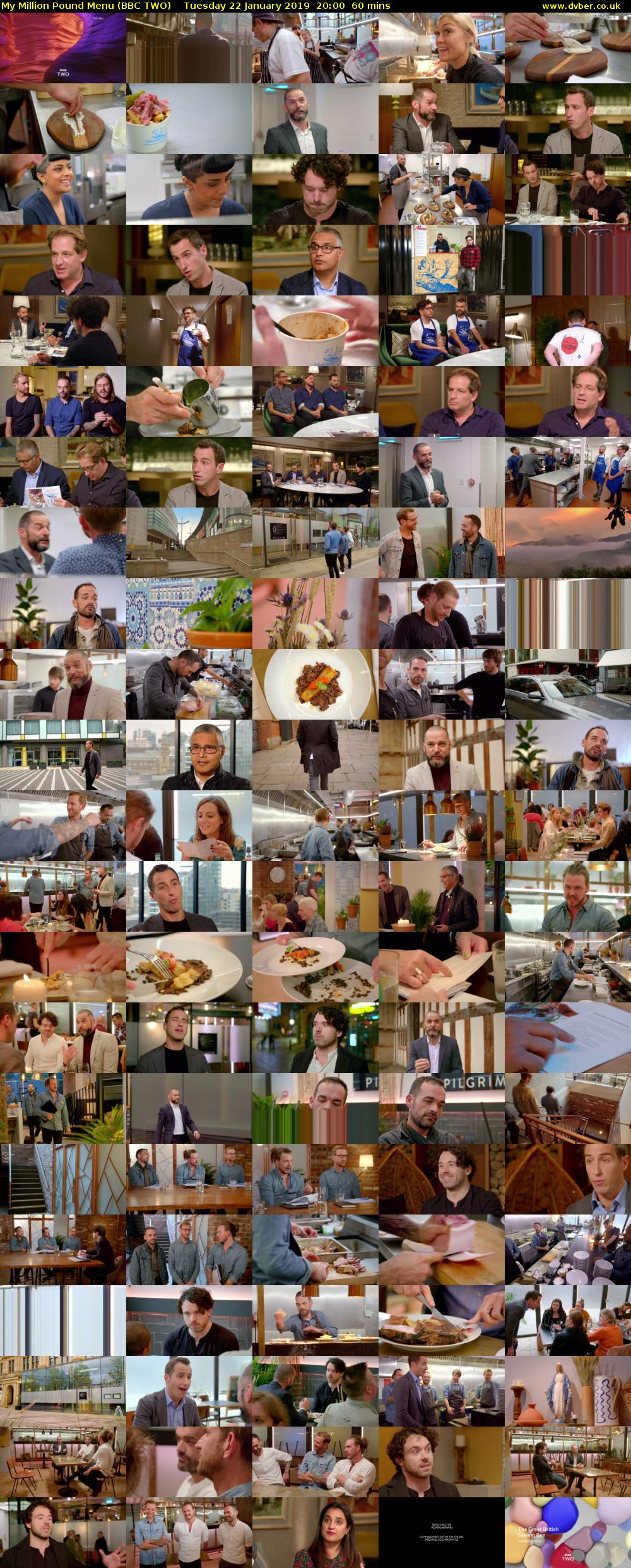 My Million Pound Menu (BBC TWO) Tuesday 22 January 2019 20:00 - 21:00