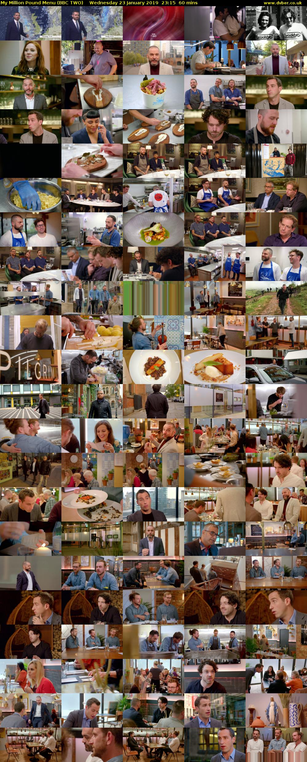 My Million Pound Menu (BBC TWO) Wednesday 23 January 2019 23:15 - 00:15