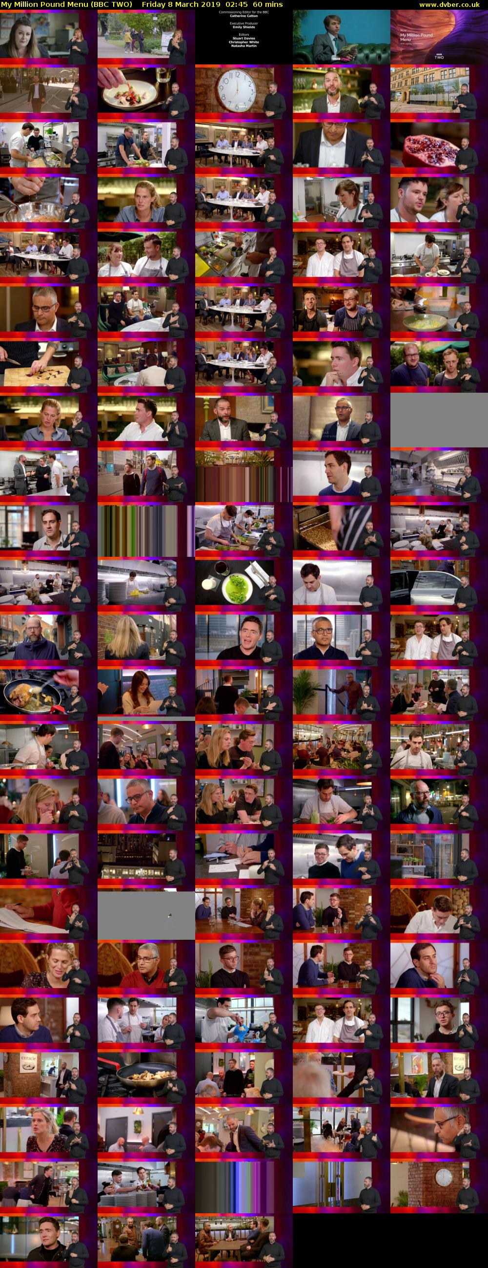 My Million Pound Menu (BBC TWO) Friday 8 March 2019 02:45 - 03:45