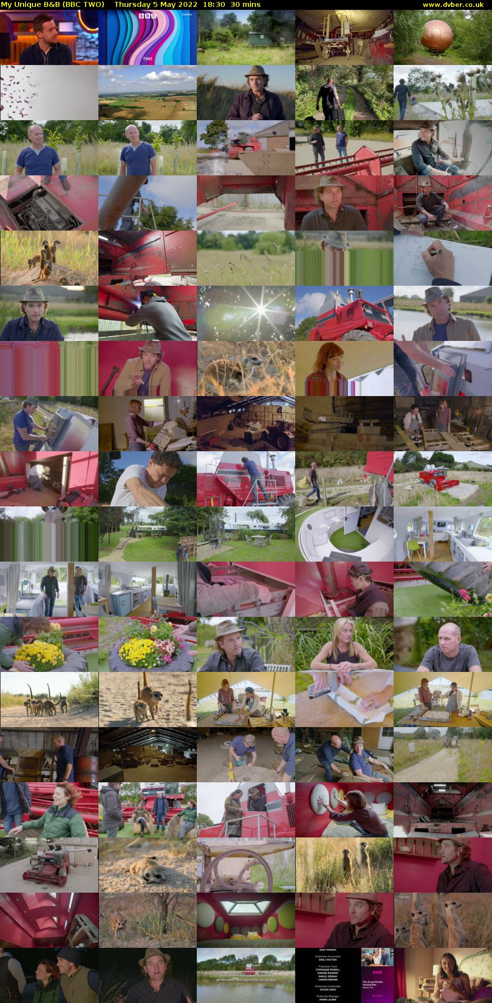 My Unique B&B (BBC TWO) Thursday 5 May 2022 18:30 - 19:00