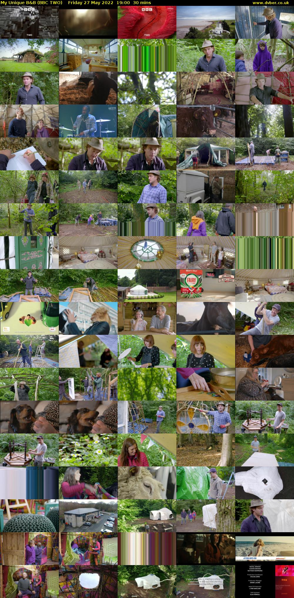 My Unique B&B (BBC TWO) Friday 27 May 2022 19:00 - 19:30