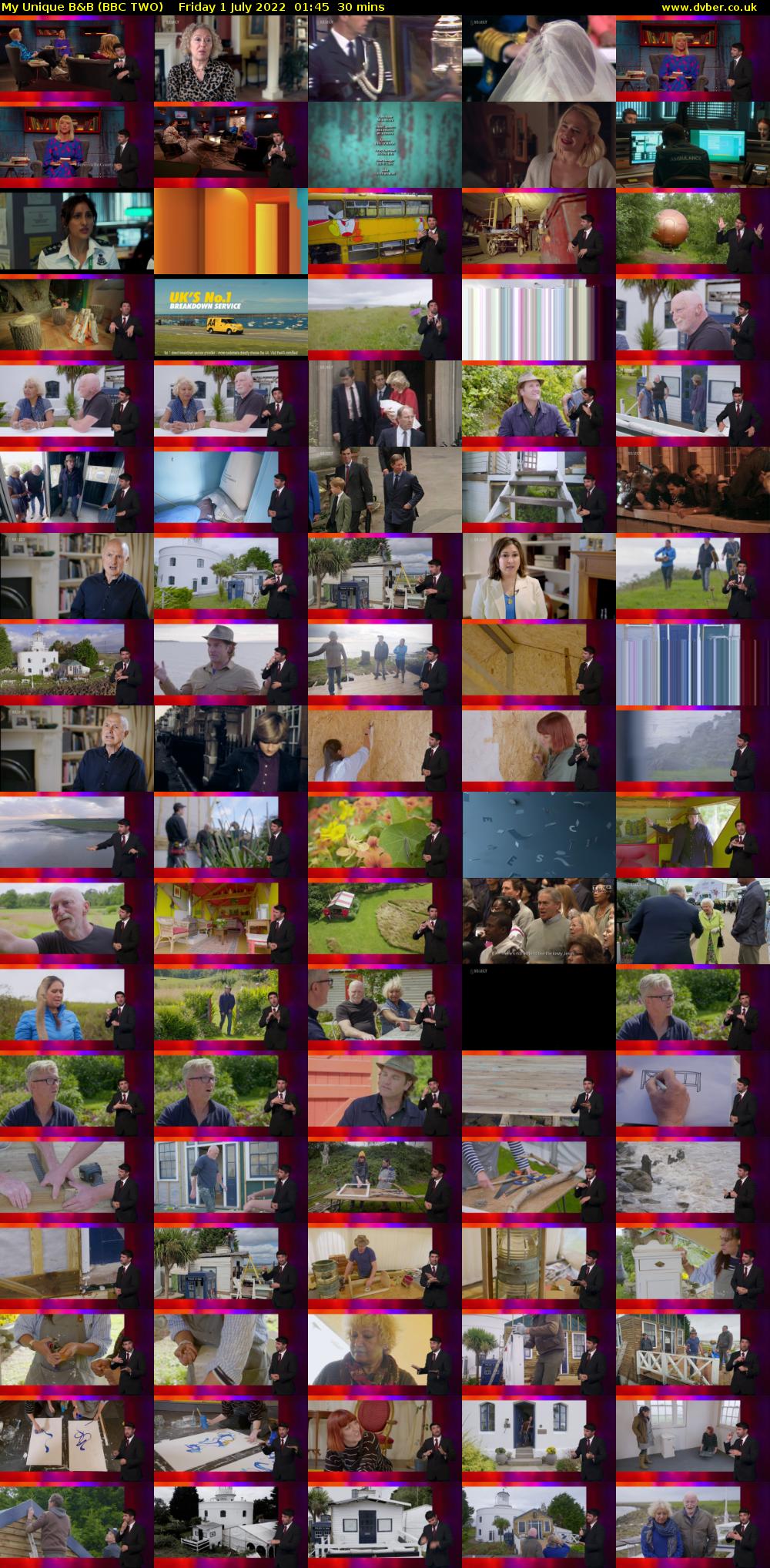My Unique B&B (BBC TWO) Friday 1 July 2022 01:45 - 02:15