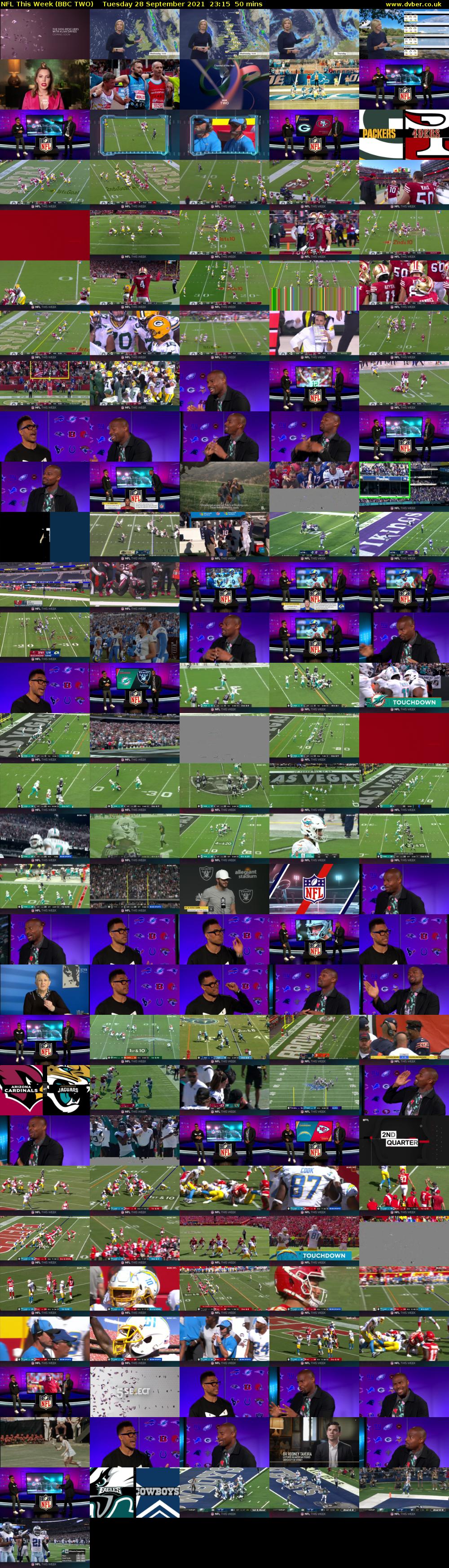 NFL This Week (BBC TWO) Tuesday 28 September 2021 23:15 - 00:05