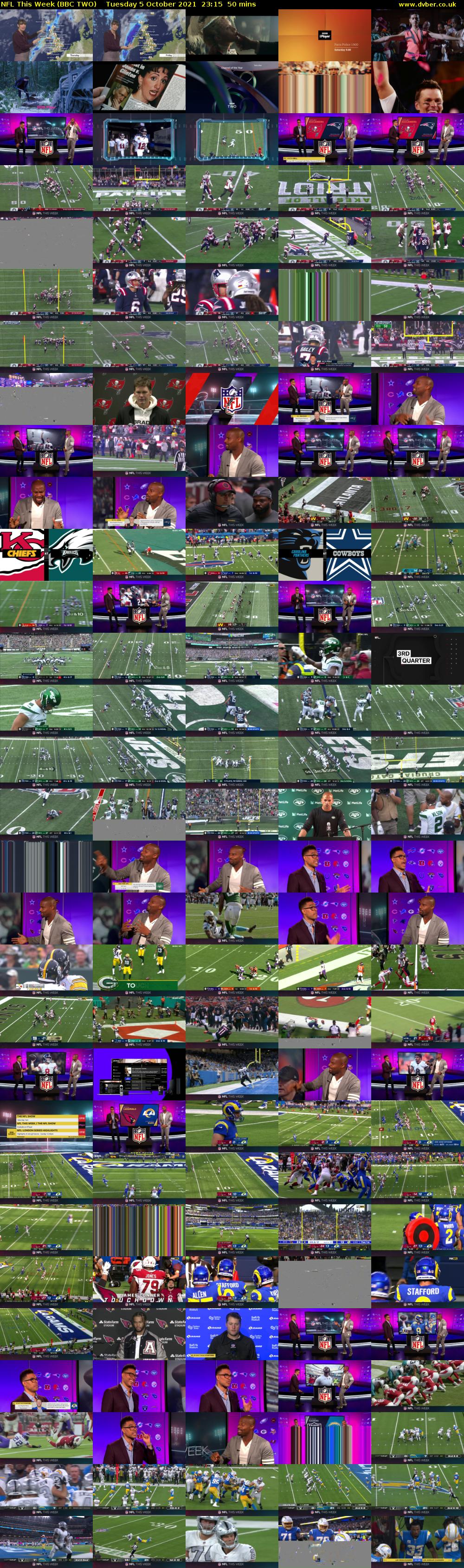 NFL This Week (BBC TWO) Tuesday 5 October 2021 23:15 - 00:05