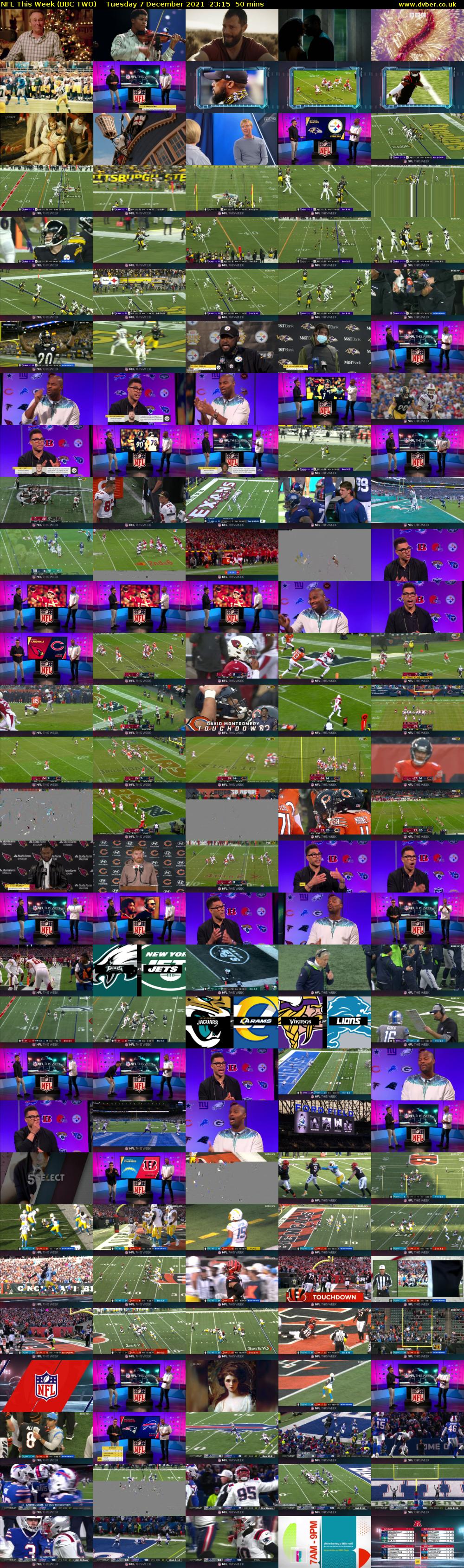NFL This Week (BBC TWO) Tuesday 7 December 2021 23:15 - 00:05