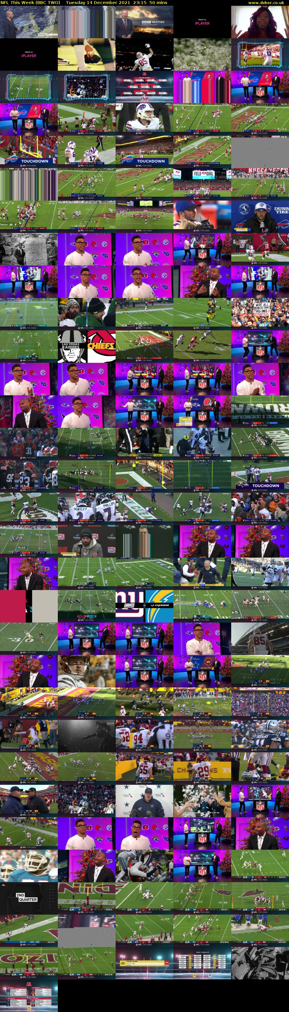 NFL This Week (BBC TWO) Tuesday 14 December 2021 23:15 - 00:05
