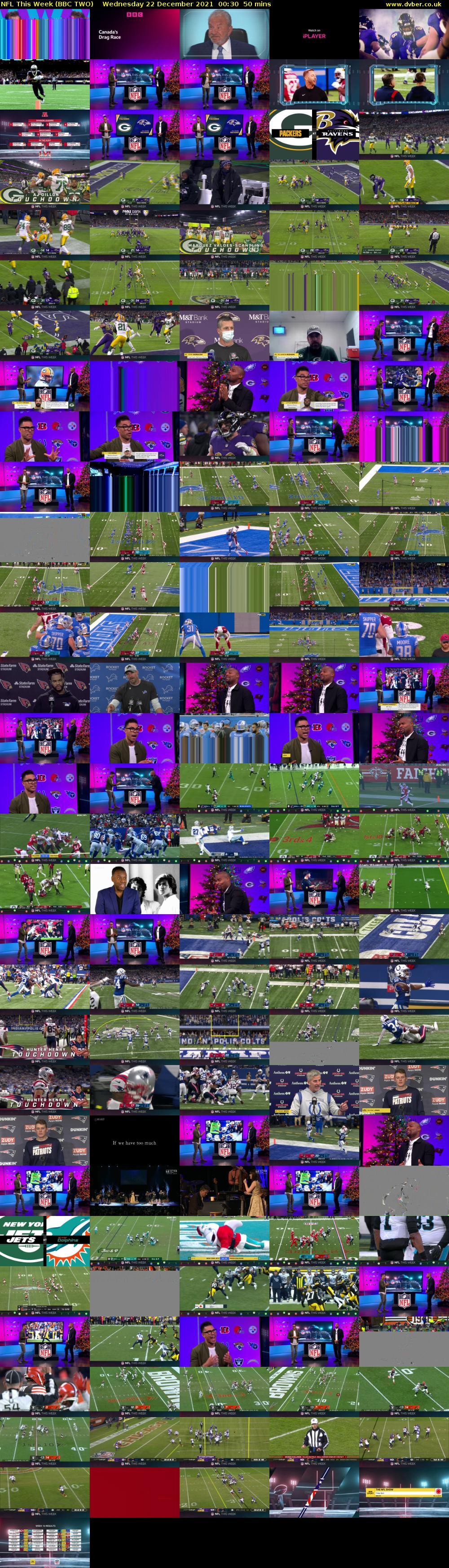NFL This Week (BBC TWO) Wednesday 22 December 2021 00:30 - 01:20