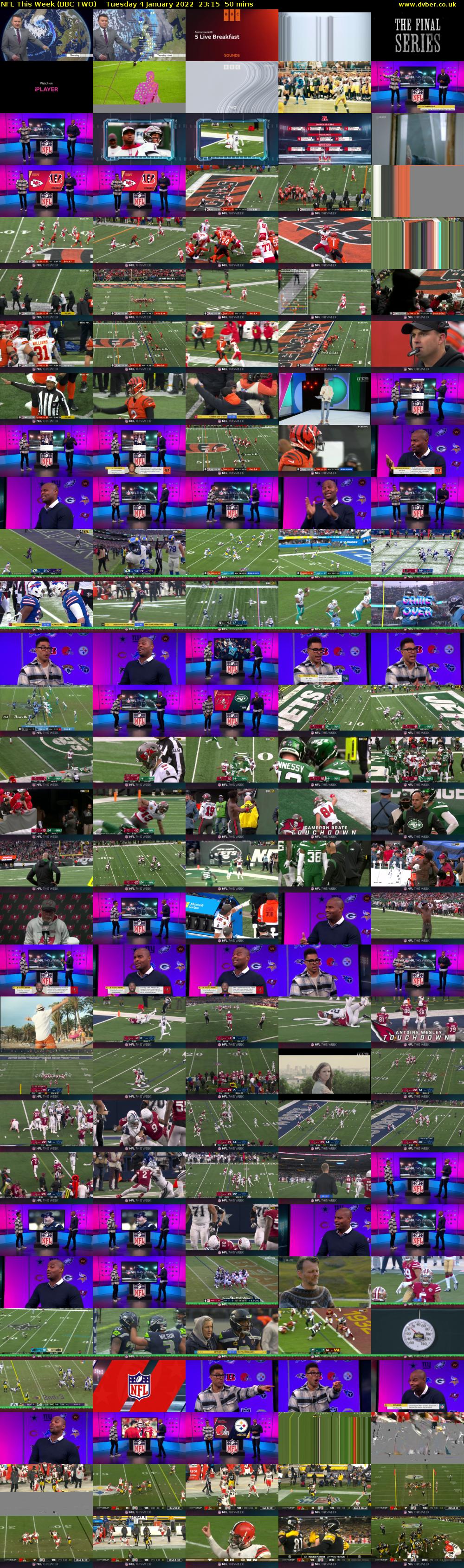 NFL This Week (BBC TWO) Tuesday 4 January 2022 23:15 - 00:05