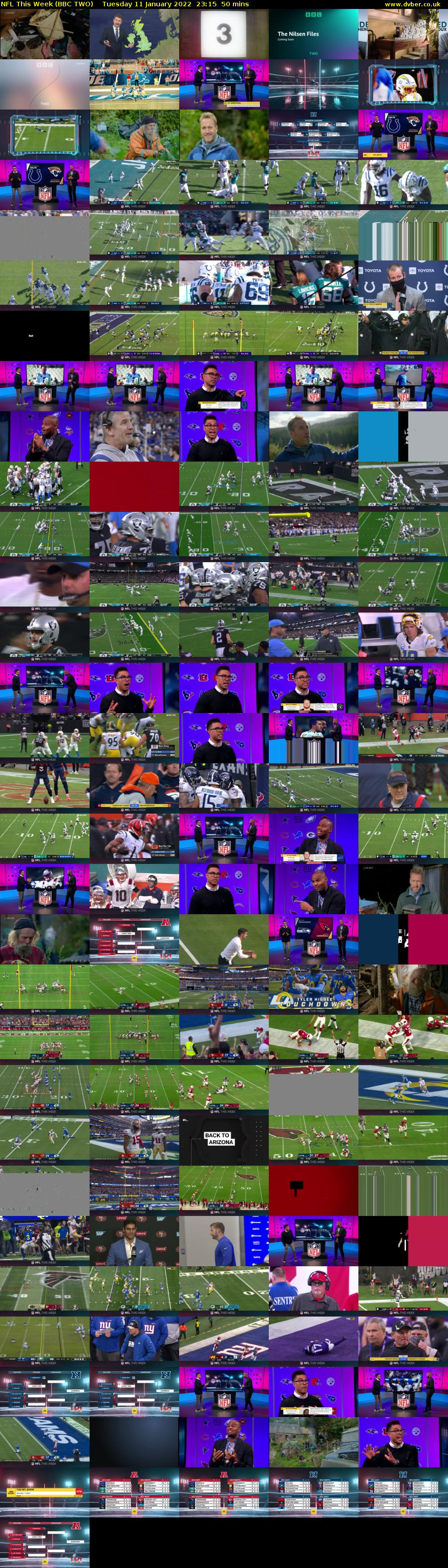 NFL This Week (BBC TWO) Tuesday 11 January 2022 23:15 - 00:05
