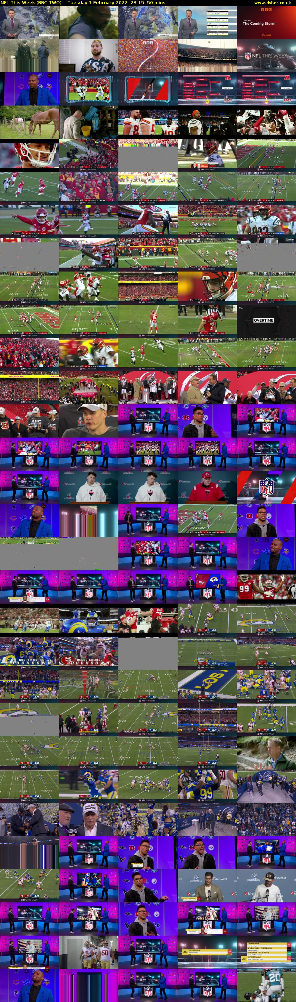 NFL This Week (BBC TWO) Tuesday 1 February 2022 23:15 - 00:05