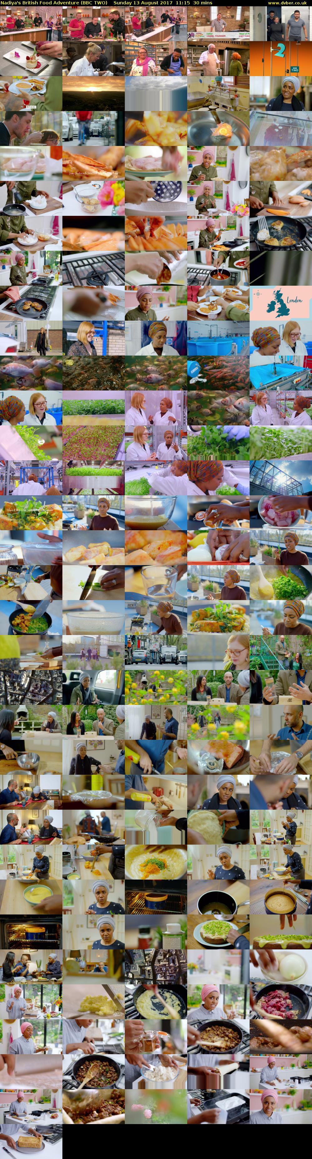 Nadiya's British Food Adventure (BBC TWO) Sunday 13 August 2017 11:15 - 11:45
