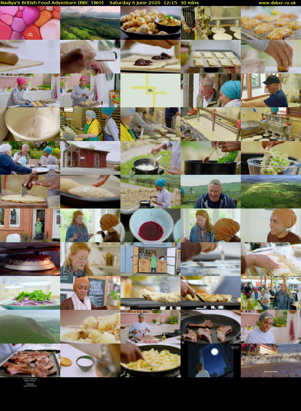 Nadiya's British Food Adventure (BBC TWO) Saturday 6 June 2020 12:15 - 12:45