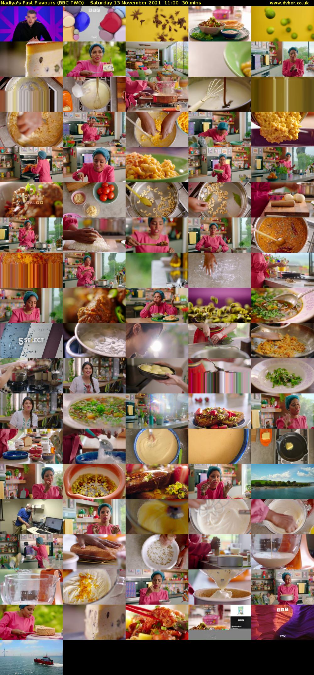 Nadiya's Fast Flavours (BBC TWO) Saturday 13 November 2021 11:00 - 11:30