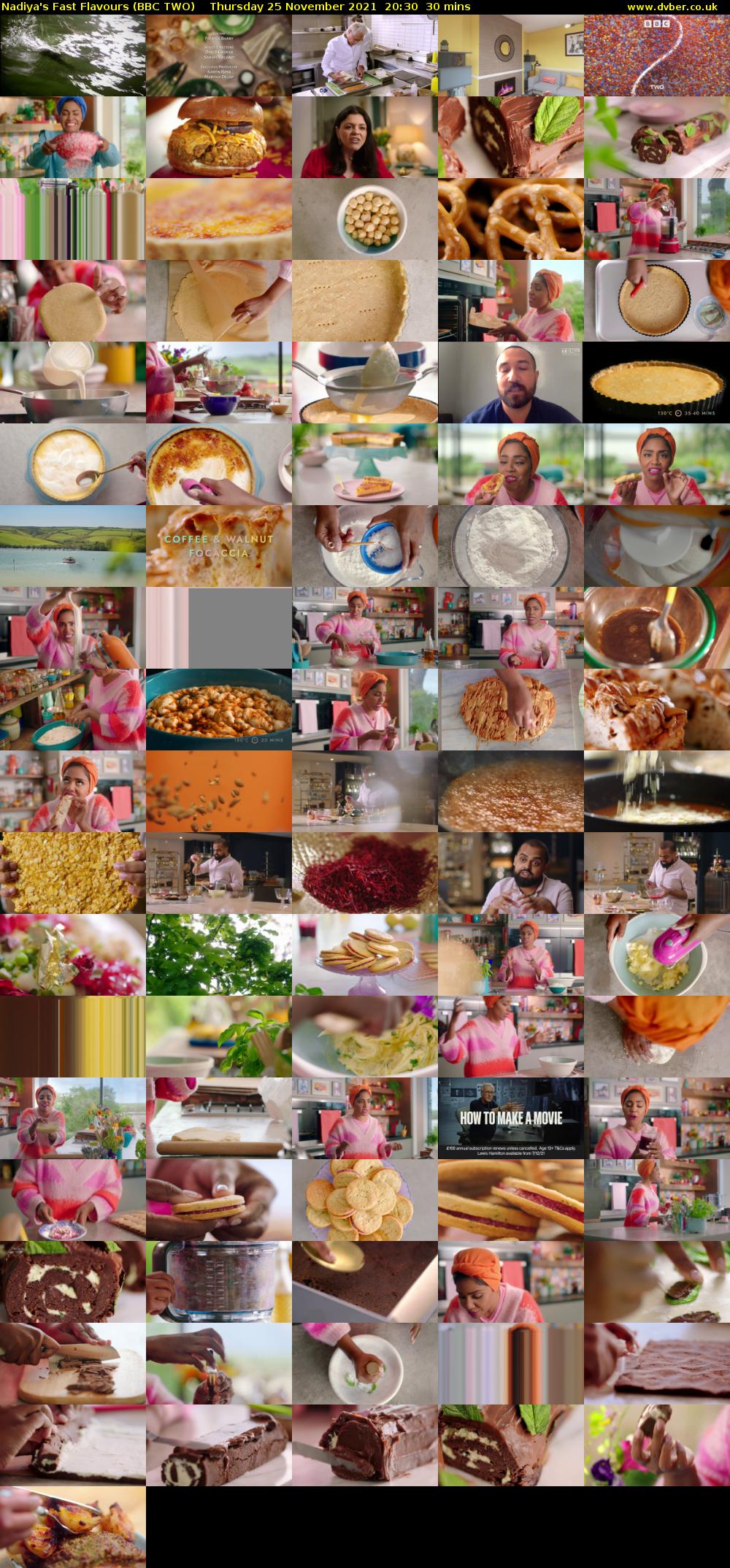Nadiya's Fast Flavours (BBC TWO) Thursday 25 November 2021 20:30 - 21:00