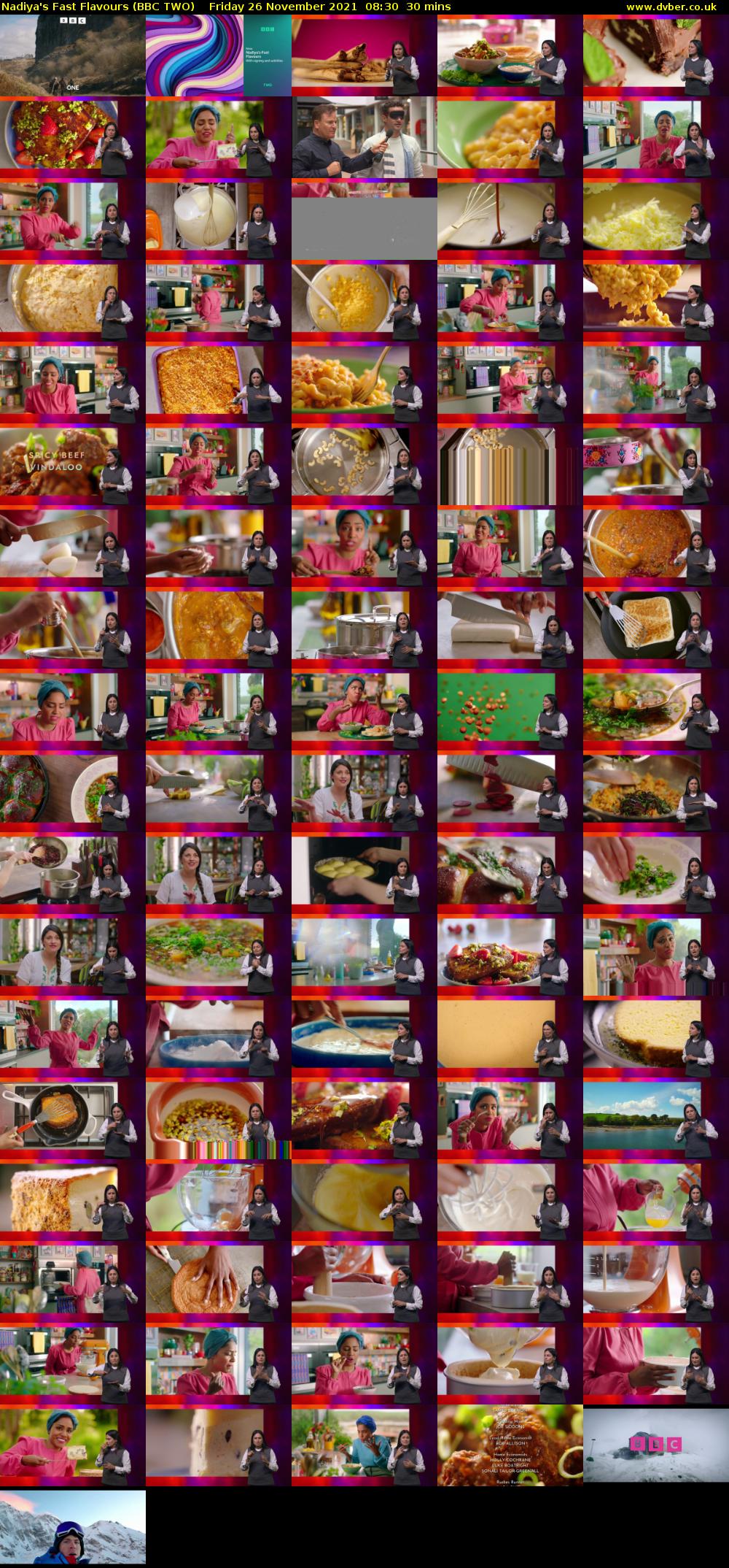 Nadiya's Fast Flavours (BBC TWO) Friday 26 November 2021 08:30 - 09:00