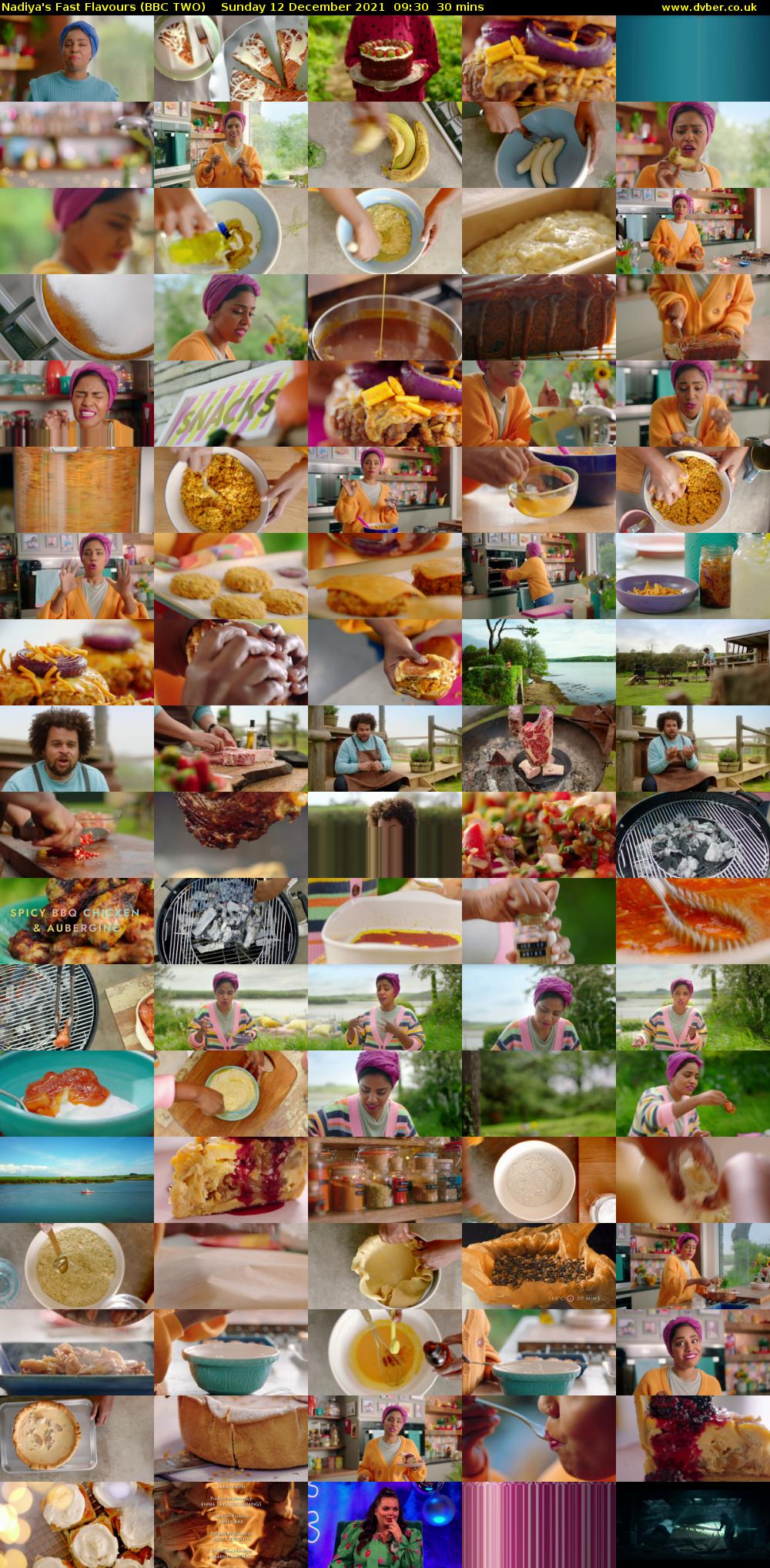 Nadiya's Fast Flavours (BBC TWO) Sunday 12 December 2021 09:30 - 10:00
