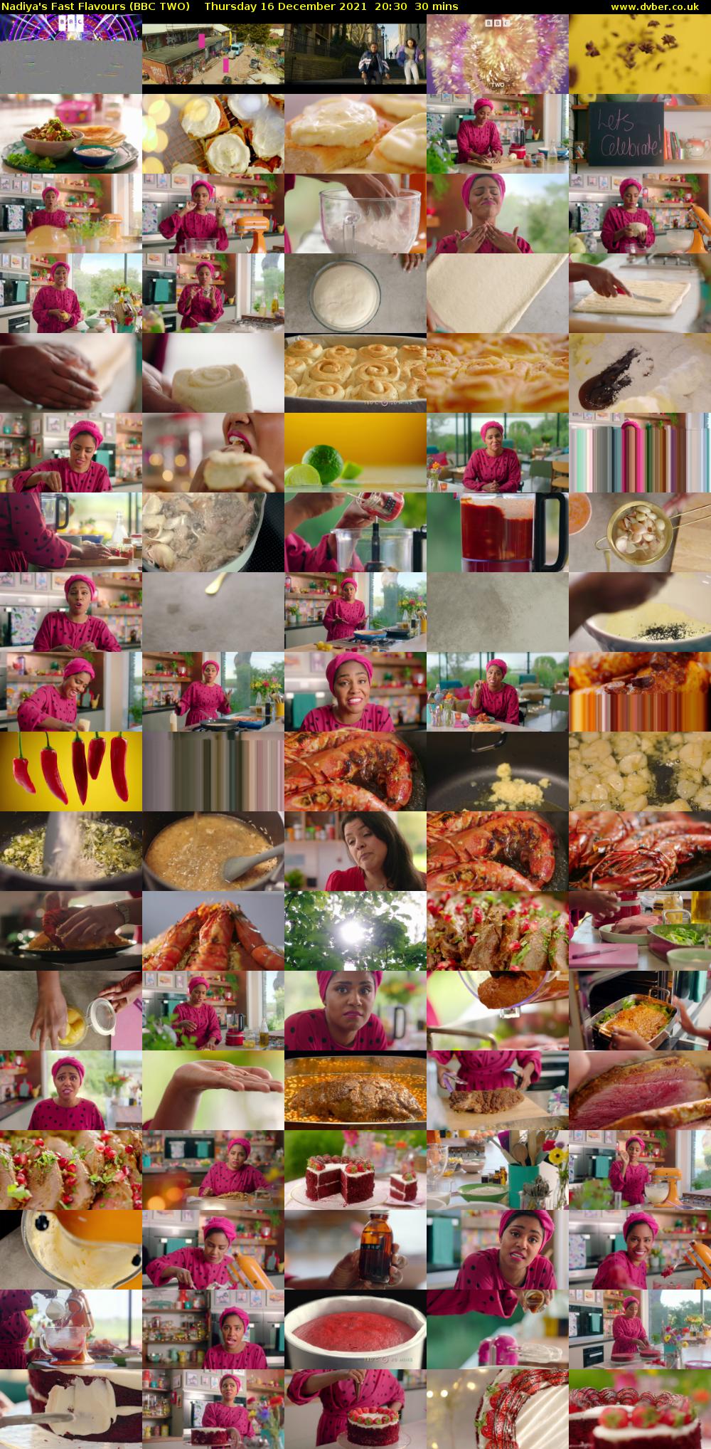 Nadiya's Fast Flavours (BBC TWO) Thursday 16 December 2021 20:30 - 21:00