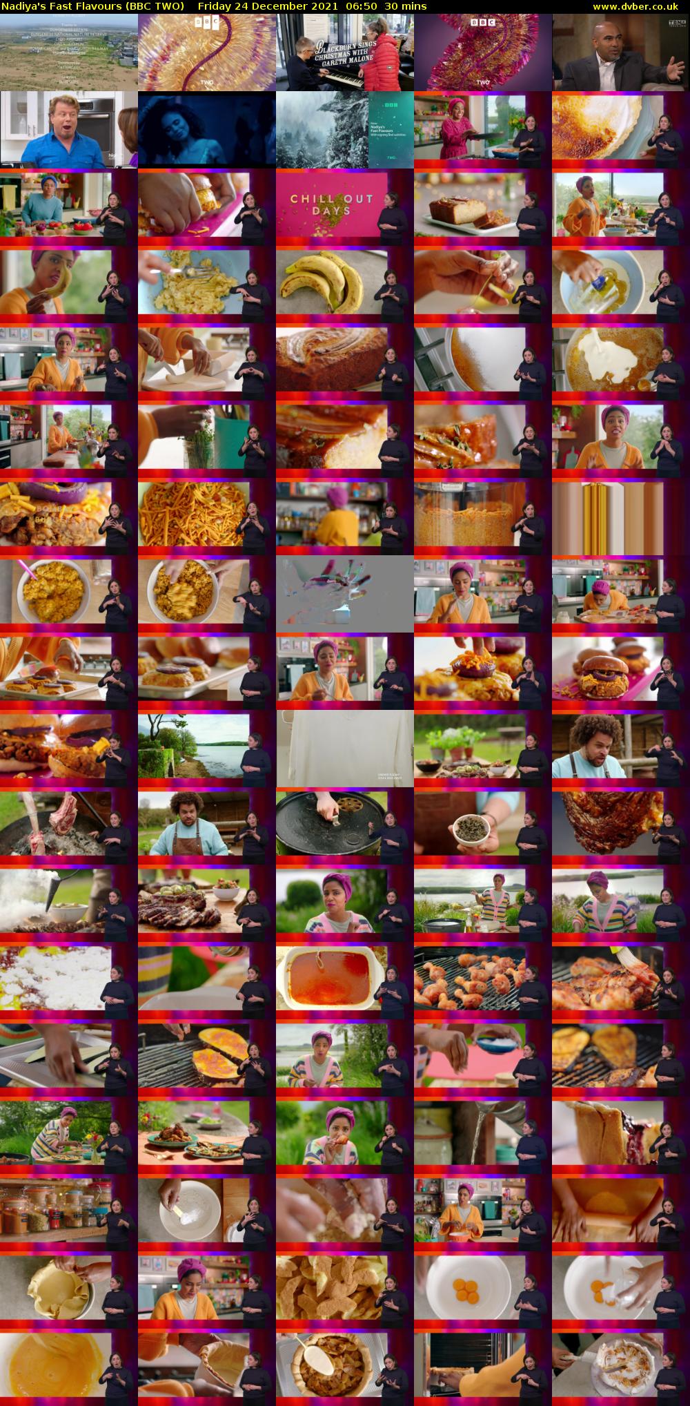 Nadiya's Fast Flavours (BBC TWO) Friday 24 December 2021 06:50 - 07:20