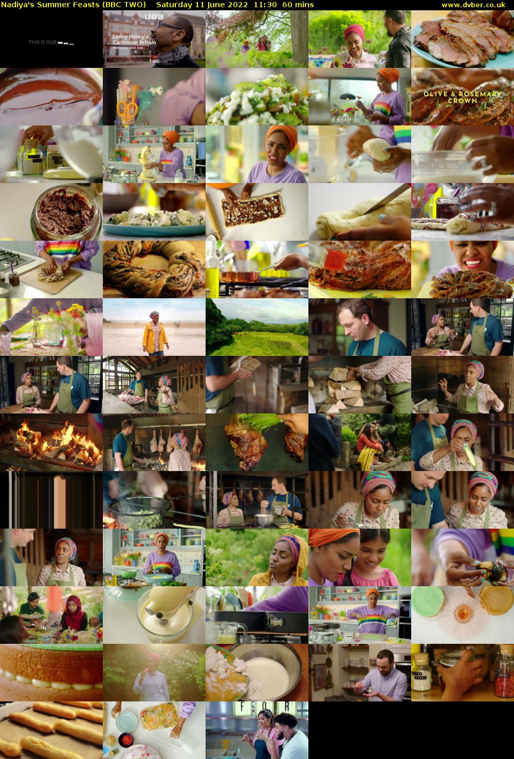 Nadiya's Summer Feasts (BBC TWO) Saturday 11 June 2022 11:30 - 12:30