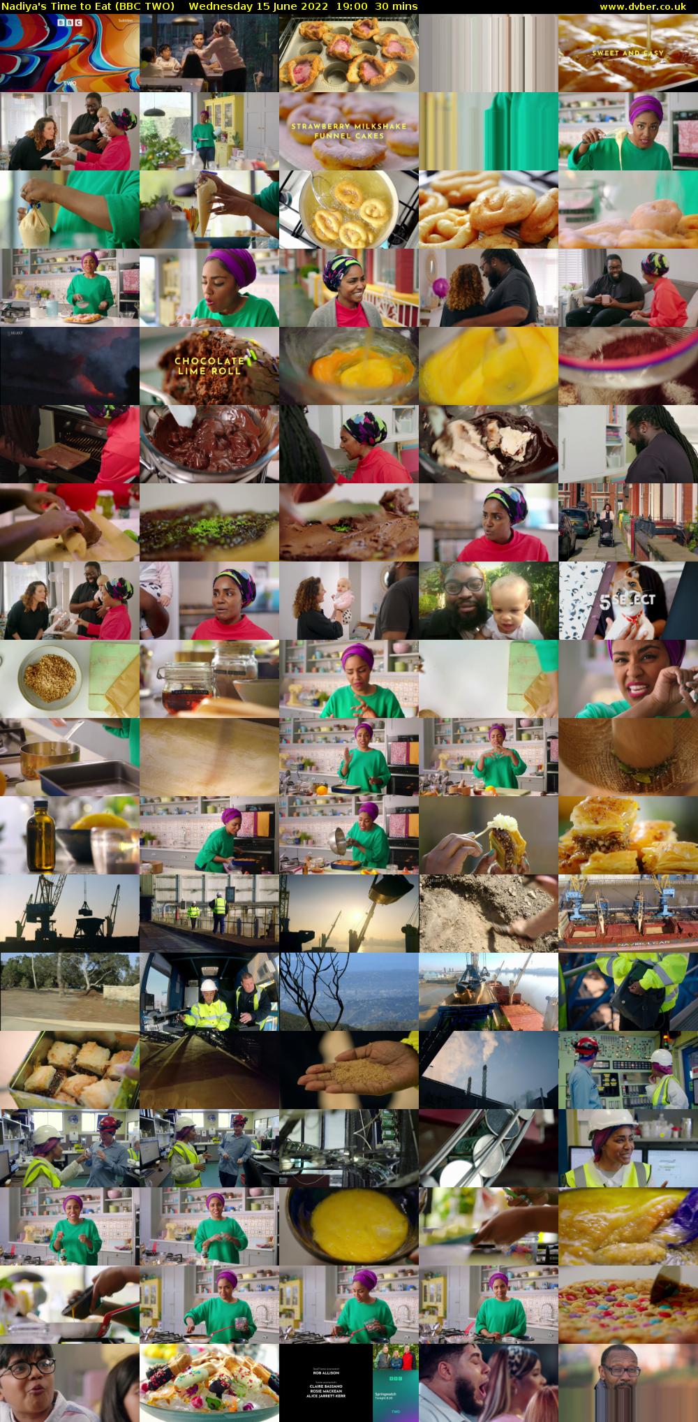 Nadiya's Time to Eat (BBC TWO) Wednesday 15 June 2022 19:00 - 19:30