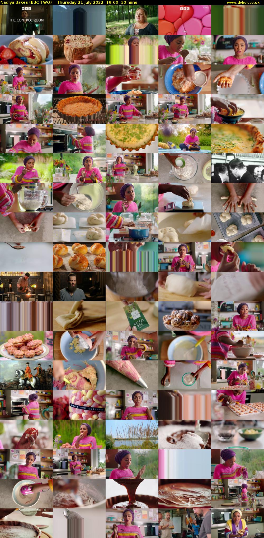 Nadiya Bakes (BBC TWO) Thursday 21 July 2022 19:00 - 19:30