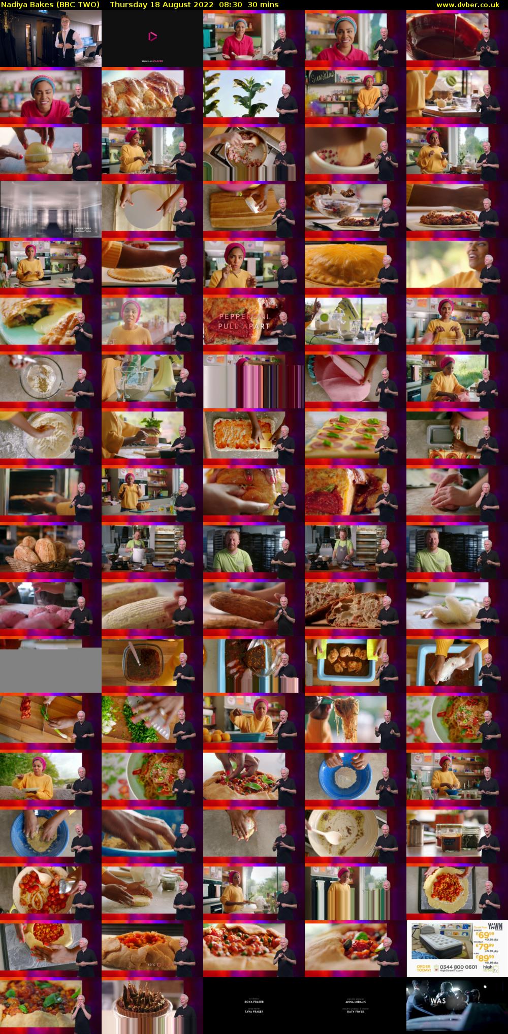 Nadiya Bakes (BBC TWO) Thursday 18 August 2022 08:30 - 09:00