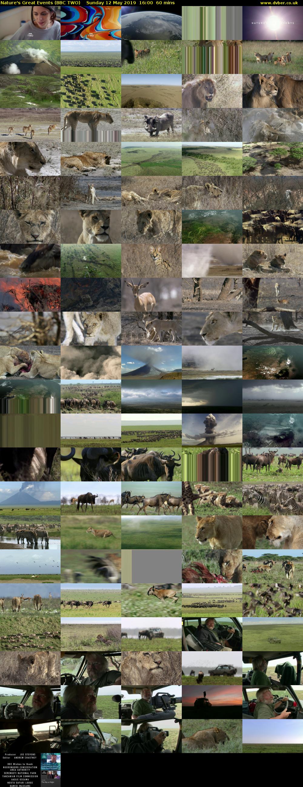 Nature's Great Events (BBC TWO) Sunday 12 May 2019 16:00 - 17:00