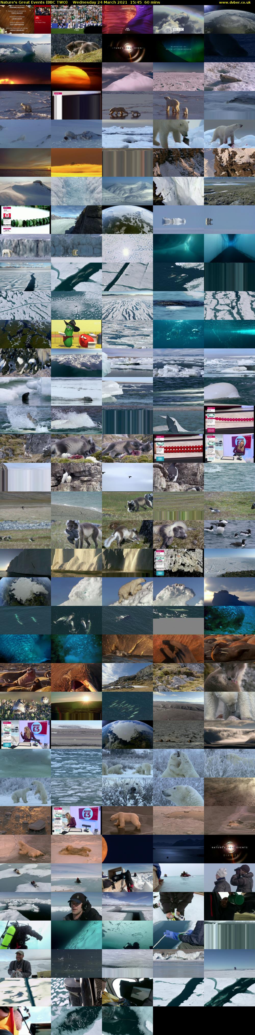 Nature's Great Events (BBC TWO) Wednesday 24 March 2021 15:45 - 16:45