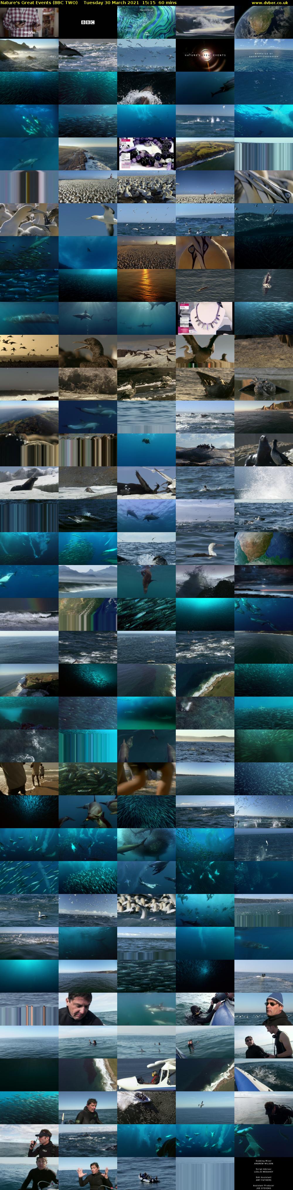 Nature's Great Events (BBC TWO) Tuesday 30 March 2021 15:15 - 16:15