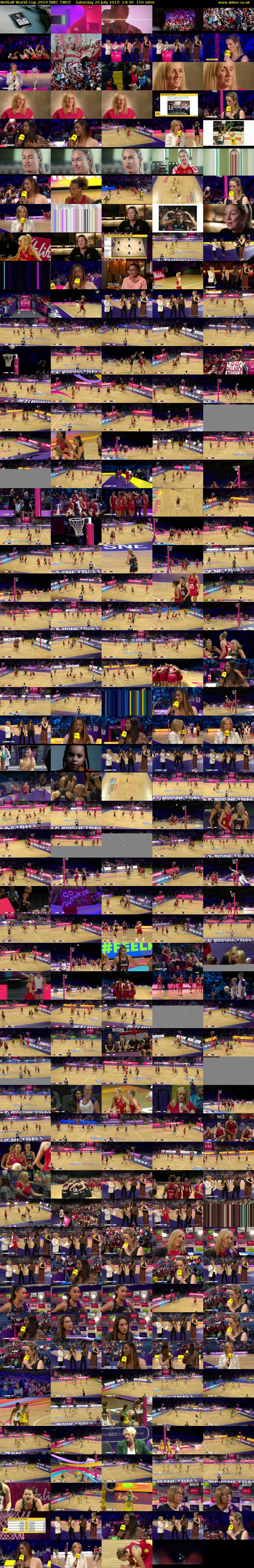 Netball World Cup 2019 (BBC TWO) Saturday 20 July 2019 14:30 - 17:00