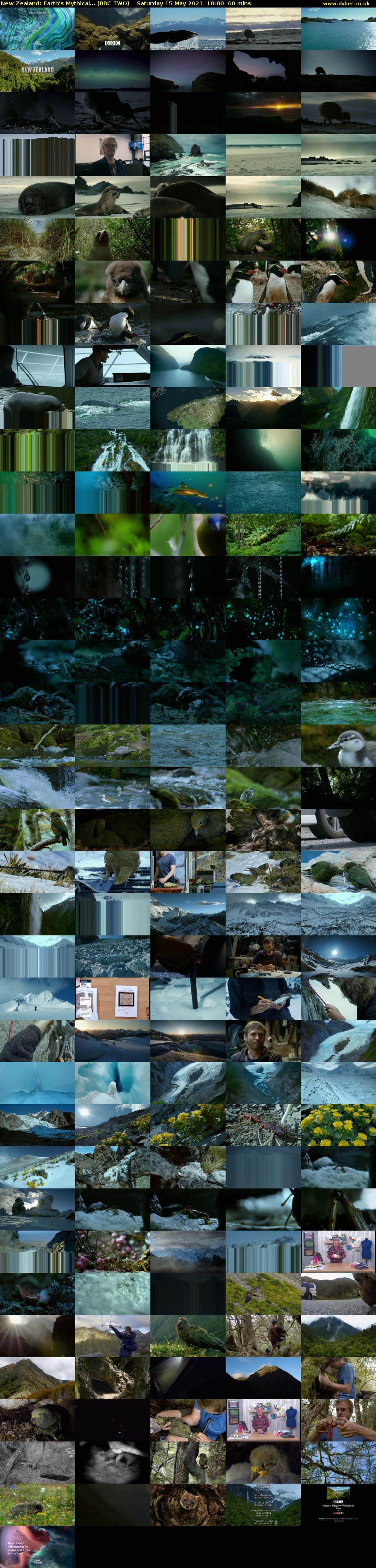 New Zealand: Earth's Mythical... (BBC TWO) Saturday 15 May 2021 10:00 - 11:00
