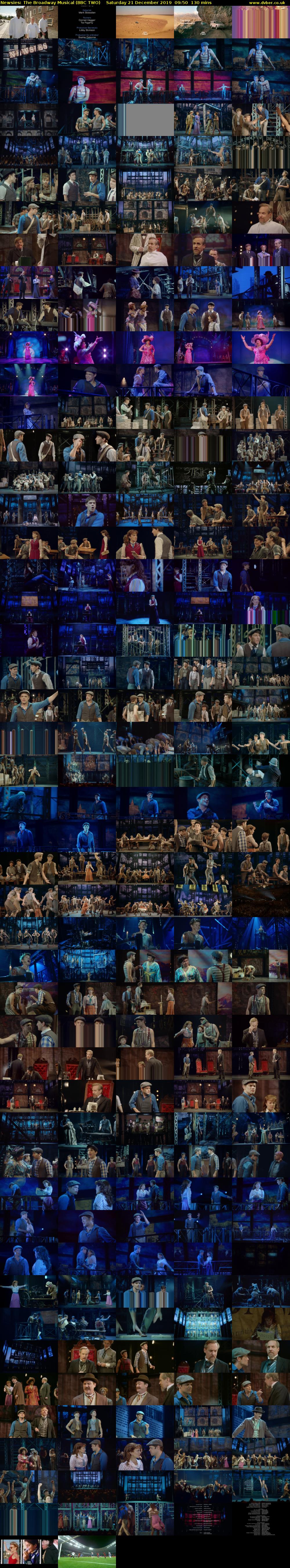Newsies: The Broadway Musical (BBC TWO) Saturday 21 December 2019 09:50 - 12:00