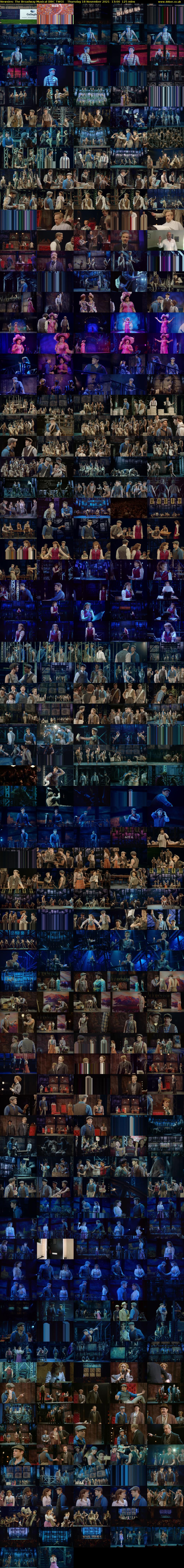 Newsies: The Broadway Musical (BBC TWO) Thursday 18 November 2021 13:00 - 15:05