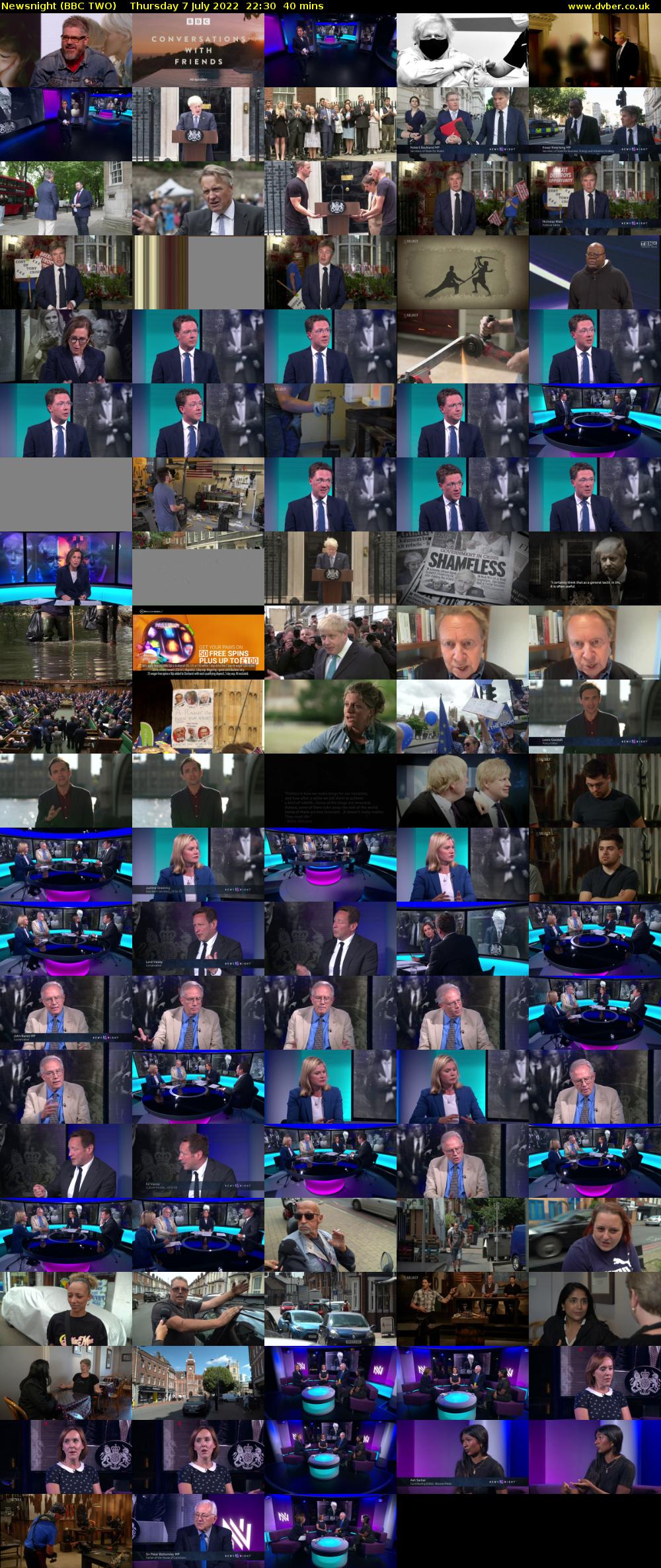 Newsnight (BBC TWO) Thursday 7 July 2022 22:30 - 23:10