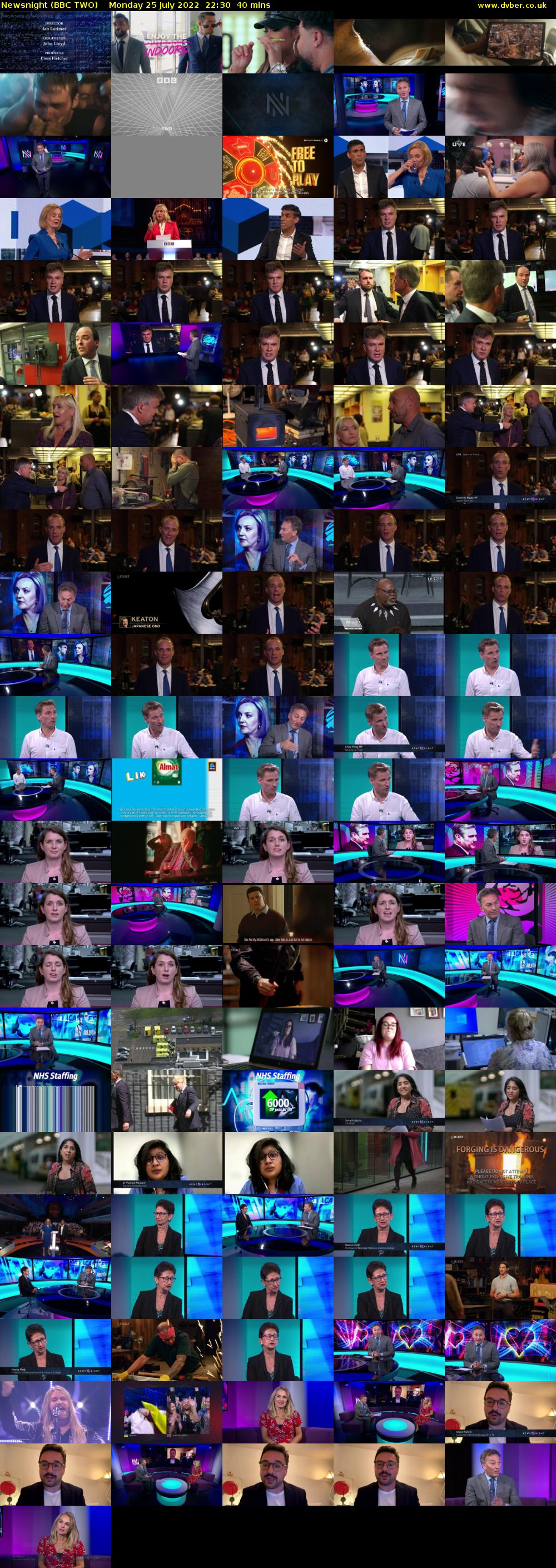 Newsnight (BBC TWO) Monday 25 July 2022 22:30 - 23:10