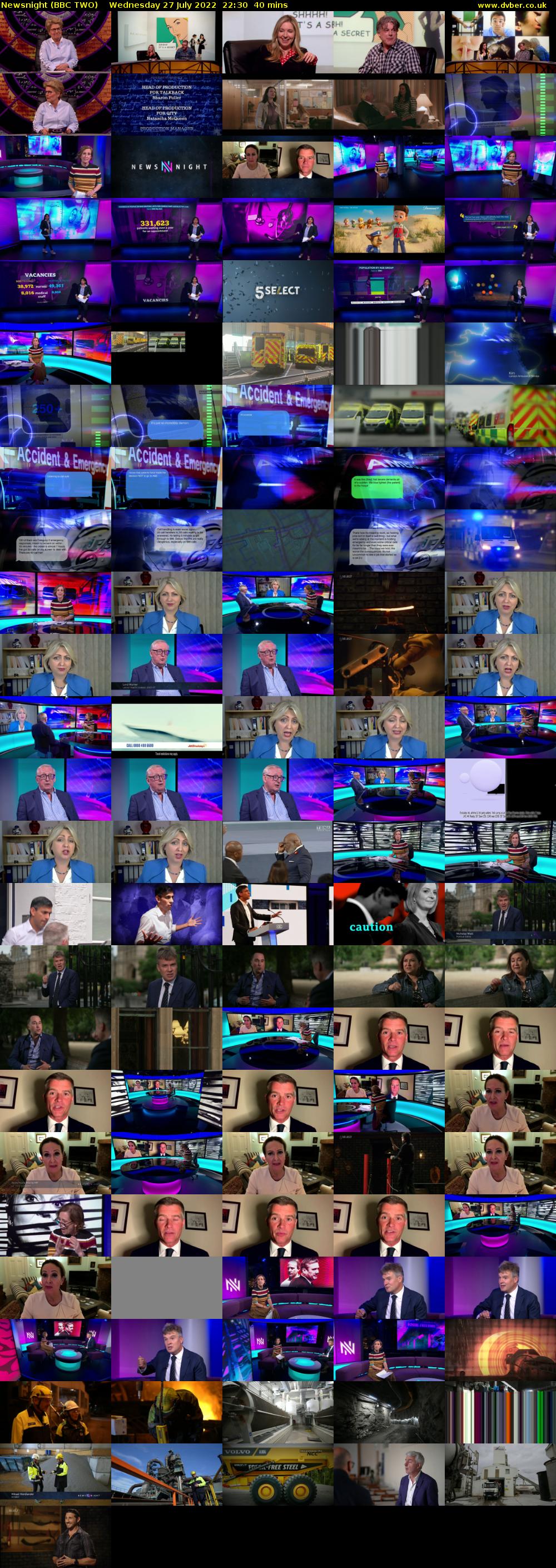 Newsnight (BBC TWO) Wednesday 27 July 2022 22:30 - 23:10