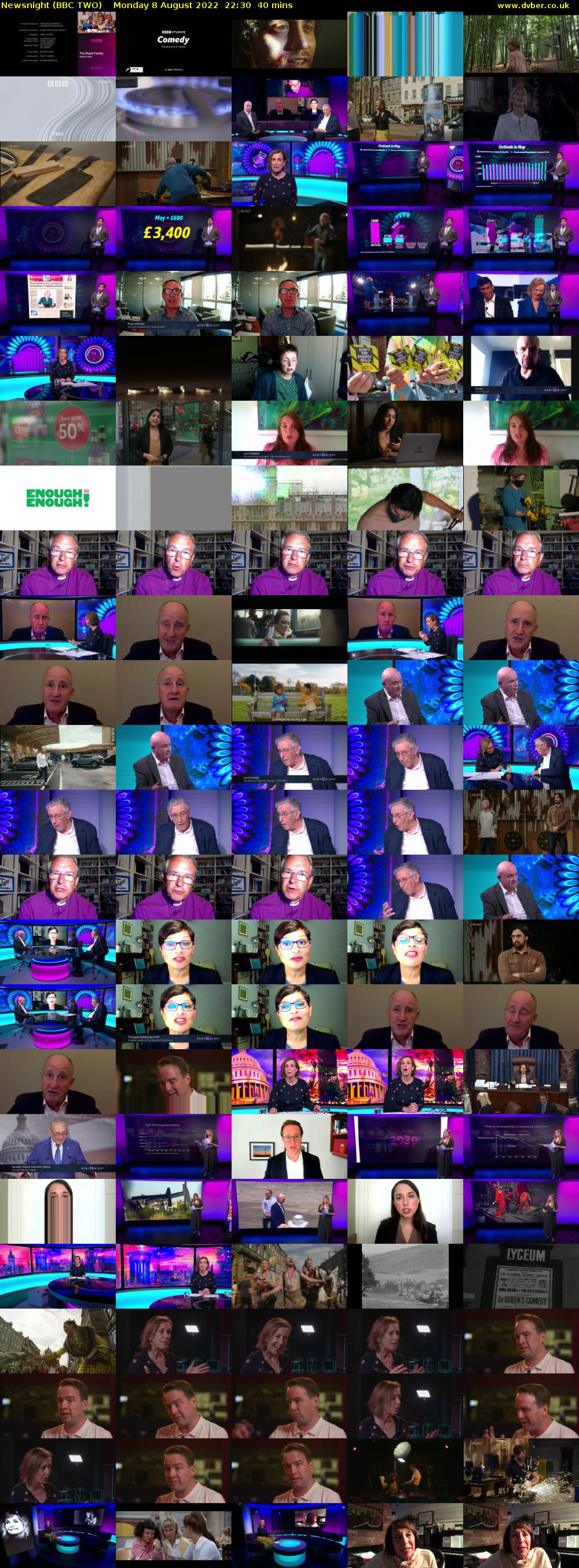 Newsnight (BBC TWO) Monday 8 August 2022 22:30 - 23:10