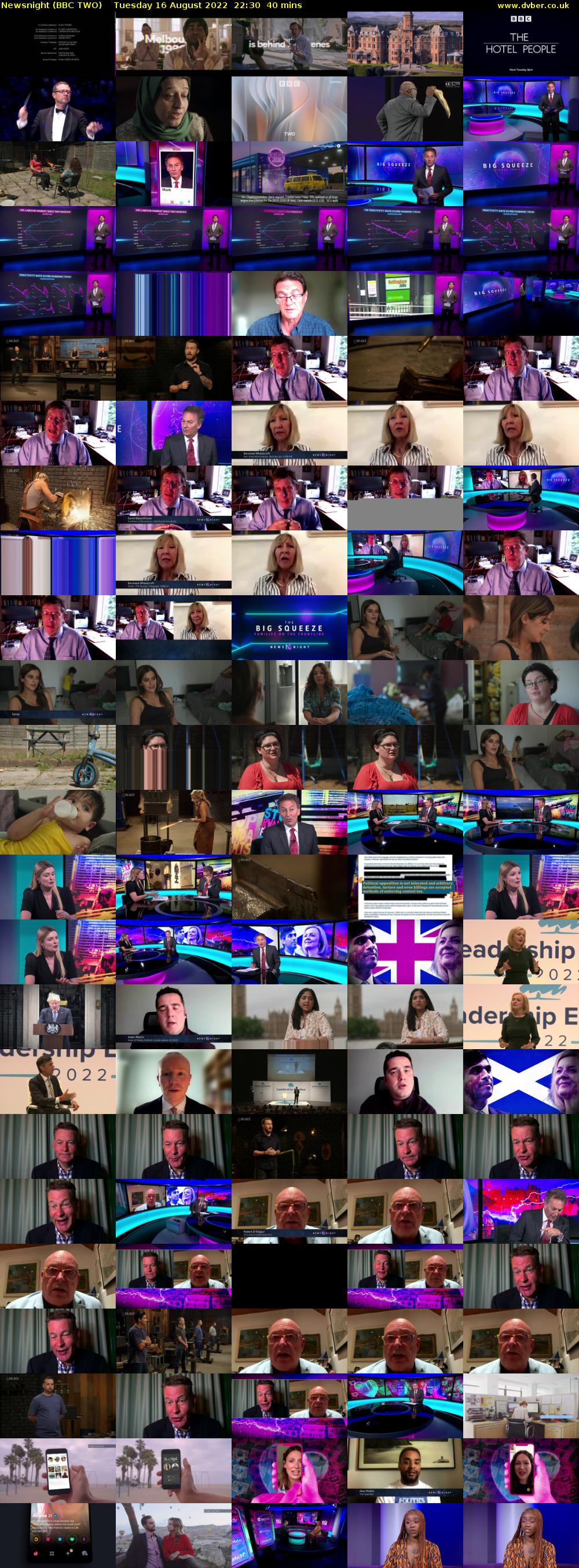 Newsnight (BBC TWO) Tuesday 16 August 2022 22:30 - 23:10