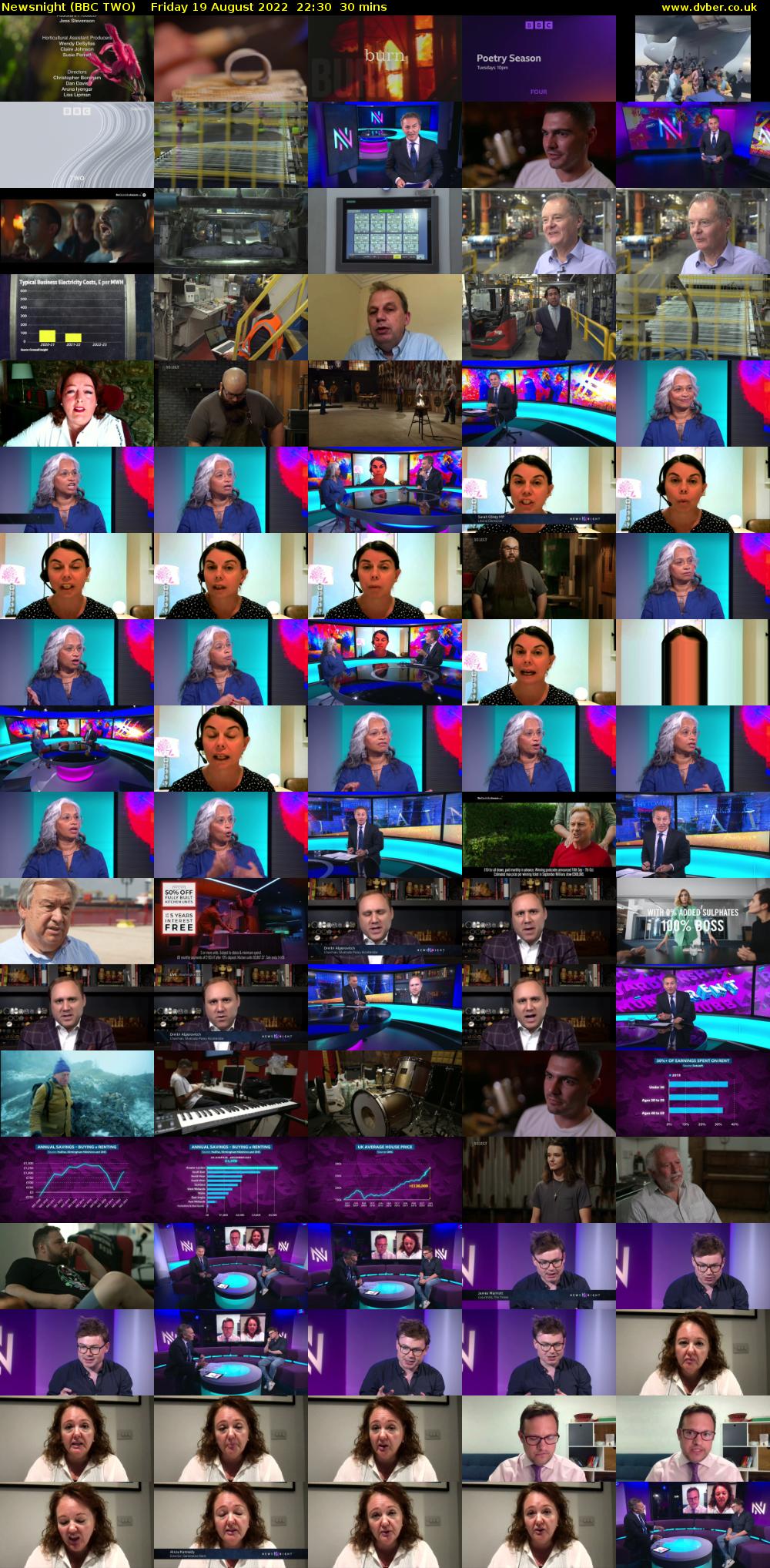 Newsnight (BBC TWO) Friday 19 August 2022 22:30 - 23:00