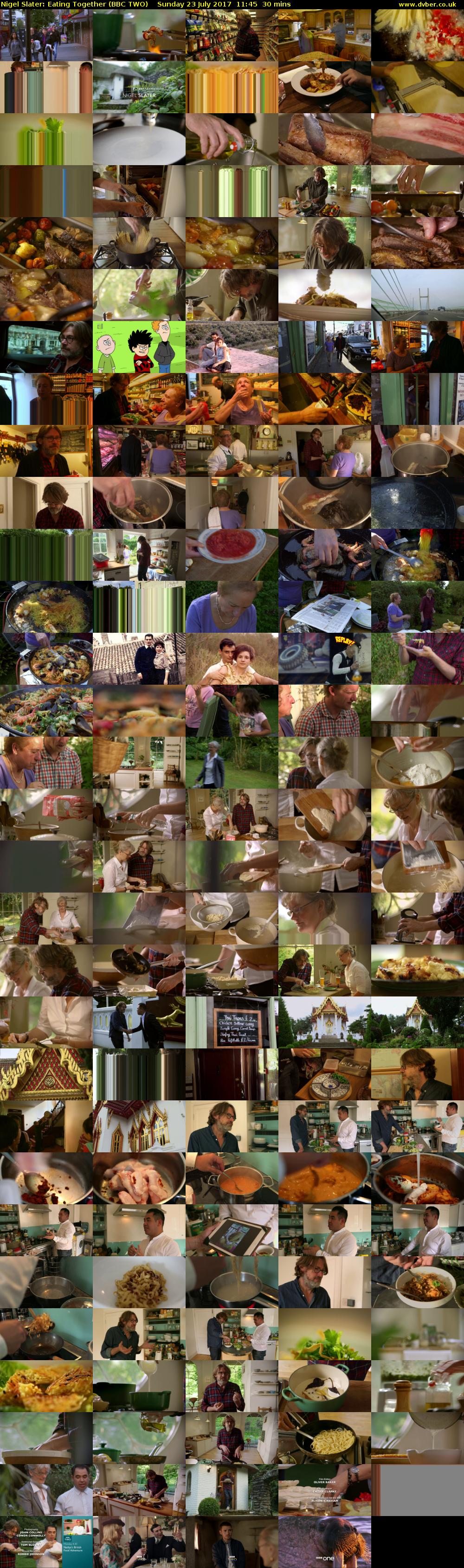 Nigel Slater: Eating Together (BBC TWO) Sunday 23 July 2017 11:45 - 12:15