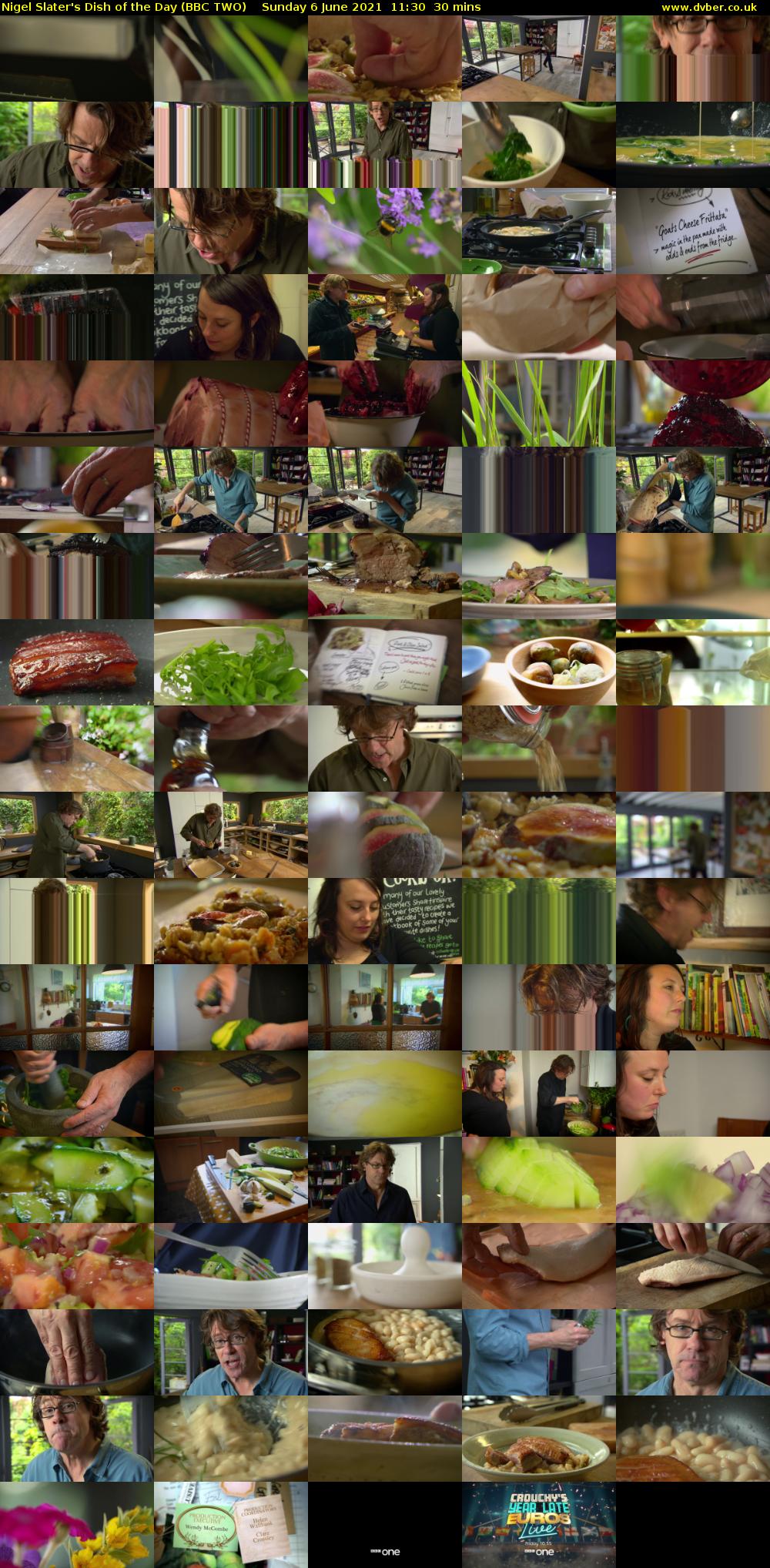 Nigel Slater's Dish of the Day (BBC TWO) Sunday 6 June 2021 11:30 - 12:00