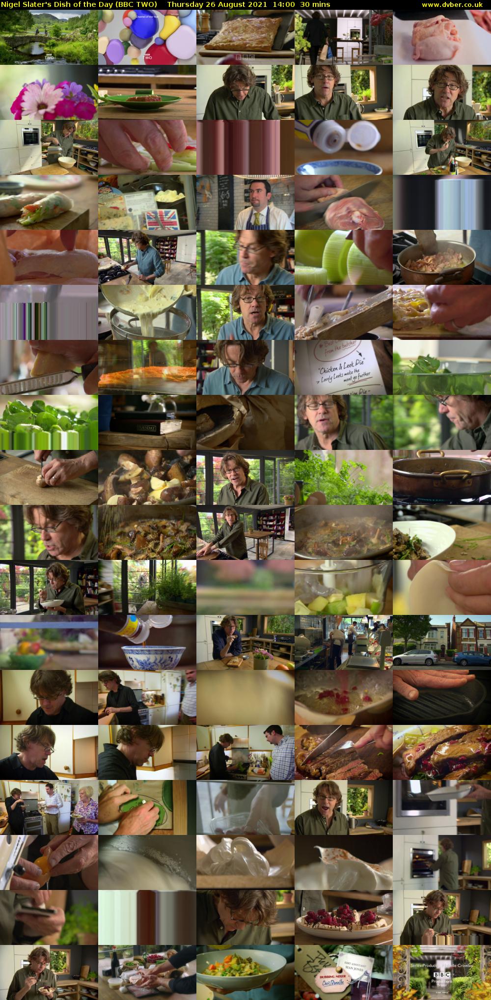 Nigel Slater's Dish of the Day (BBC TWO) Thursday 26 August 2021 14:00 - 14:30