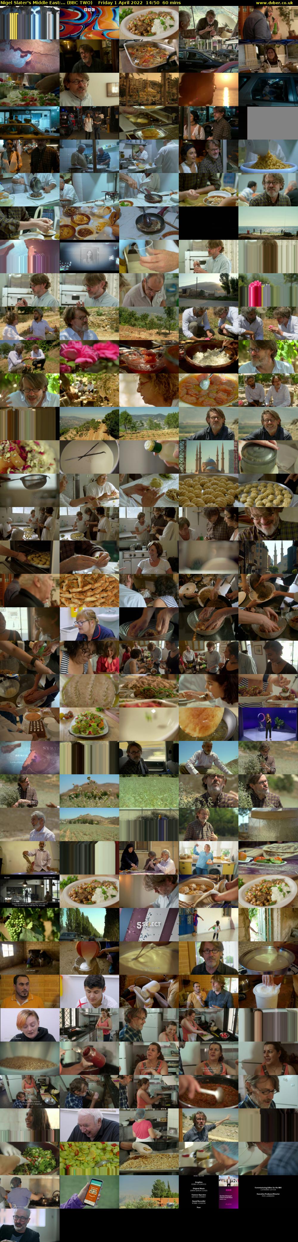 Nigel Slater's Middle East:... (BBC TWO) Friday 1 April 2022 14:50 - 15:50