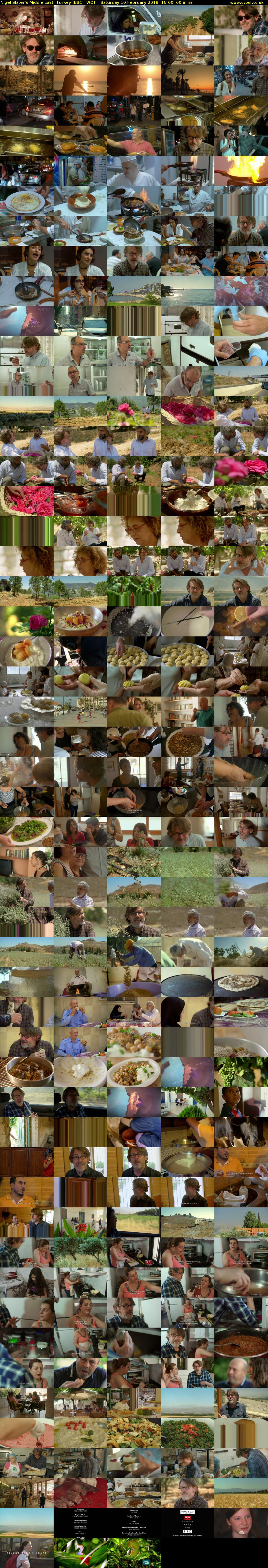 Nigel Slater's Middle East: Turkey (BBC TWO) Saturday 10 February 2018 16:00 - 17:00