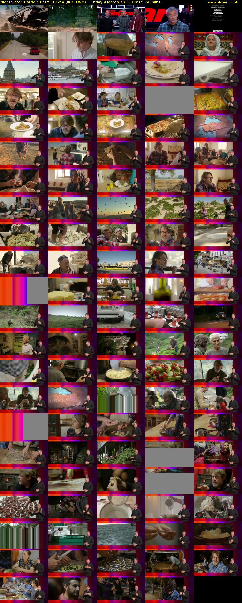 Nigel Slater's Middle East: Turkey (BBC TWO) Friday 9 March 2018 00:15 - 01:15