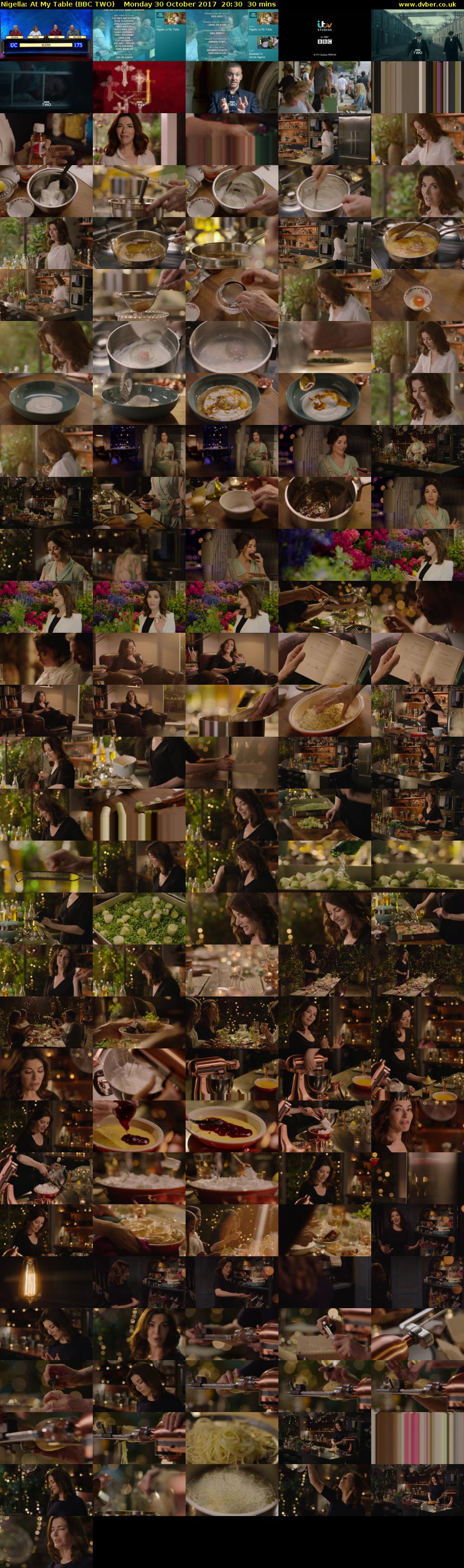 Nigella: At My Table (BBC TWO) Monday 30 October 2017 20:30 - 21:00