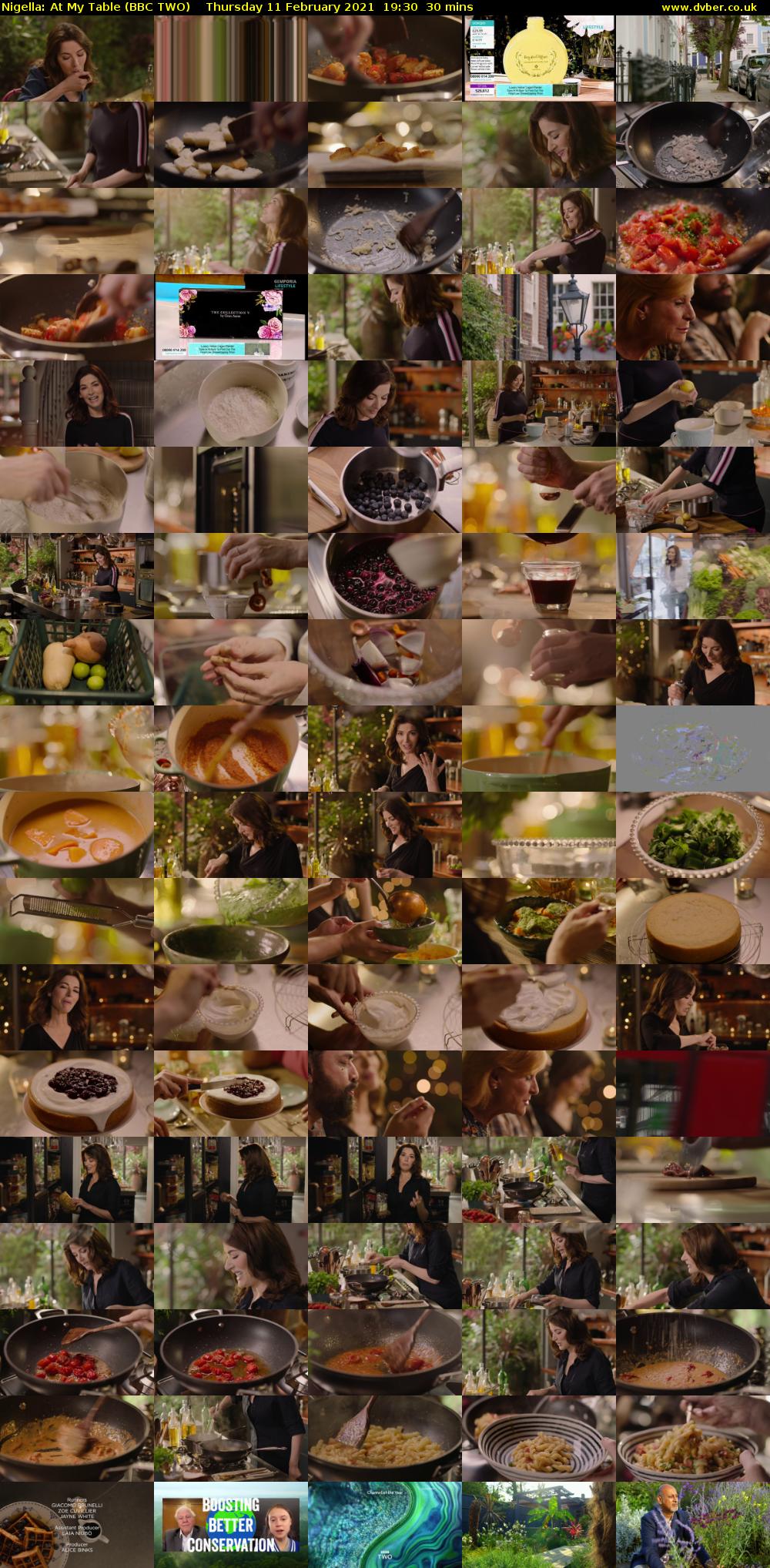 Nigella: At My Table (BBC TWO) Thursday 11 February 2021 19:30 - 20:00