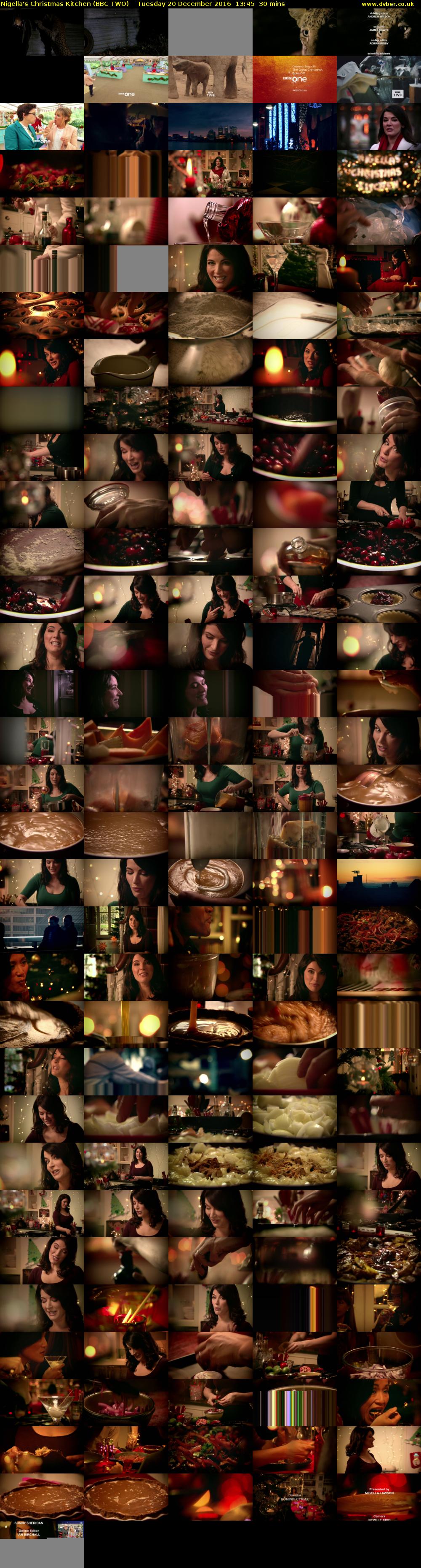 Nigella's Christmas Kitchen (BBC TWO) Tuesday 20 December 2016 13:45 - 14:15
