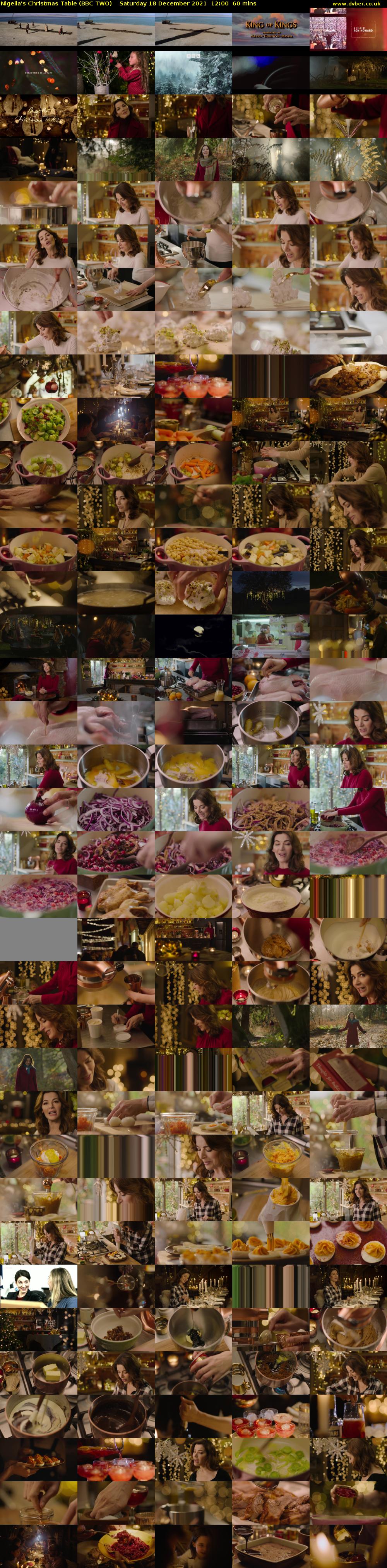 Nigella's Christmas Table (BBC TWO) Saturday 18 December 2021 12:00 - 13:00