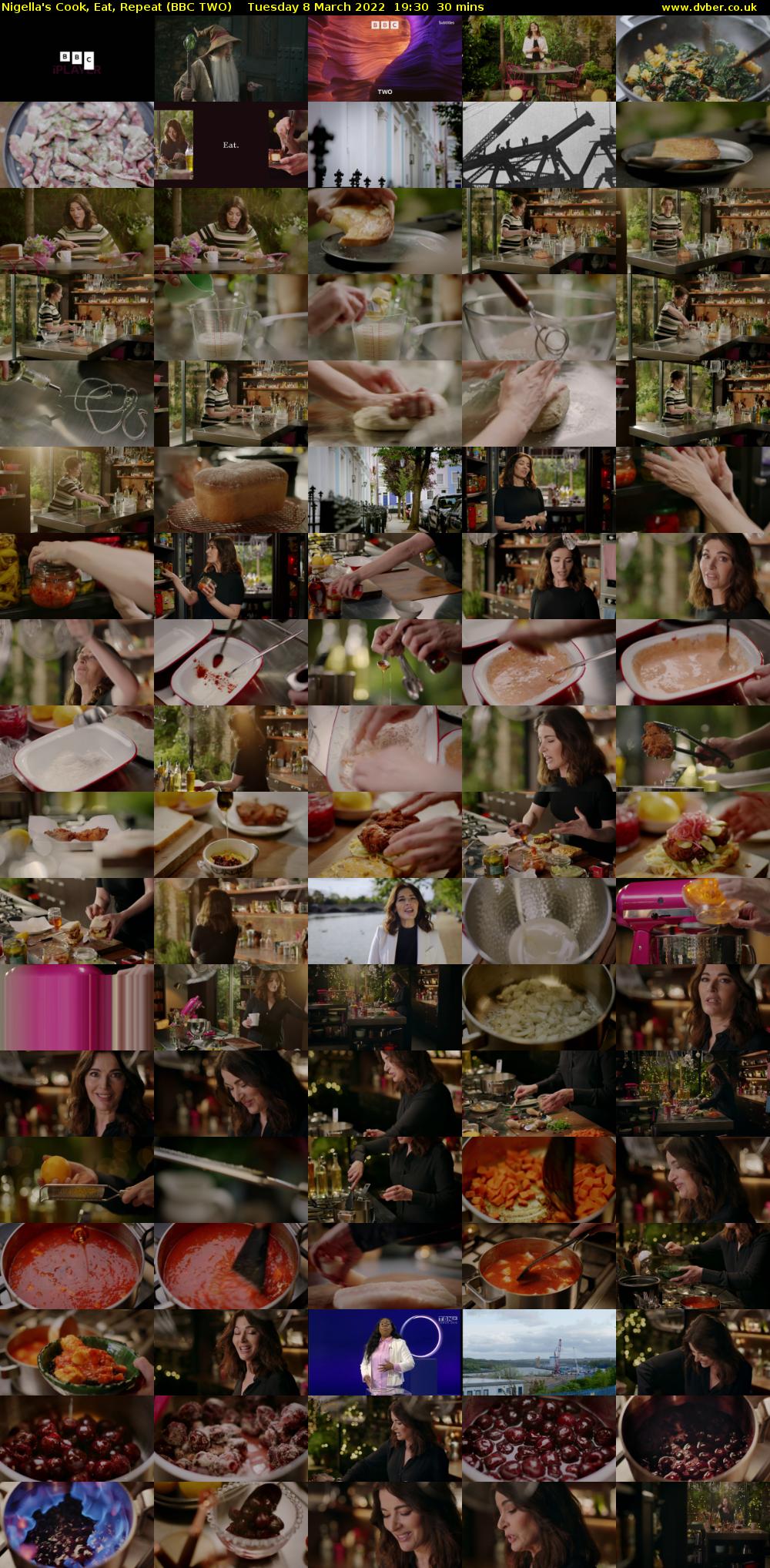 Nigella's Cook, Eat, Repeat (BBC TWO) Tuesday 8 March 2022 19:30 - 20:00
